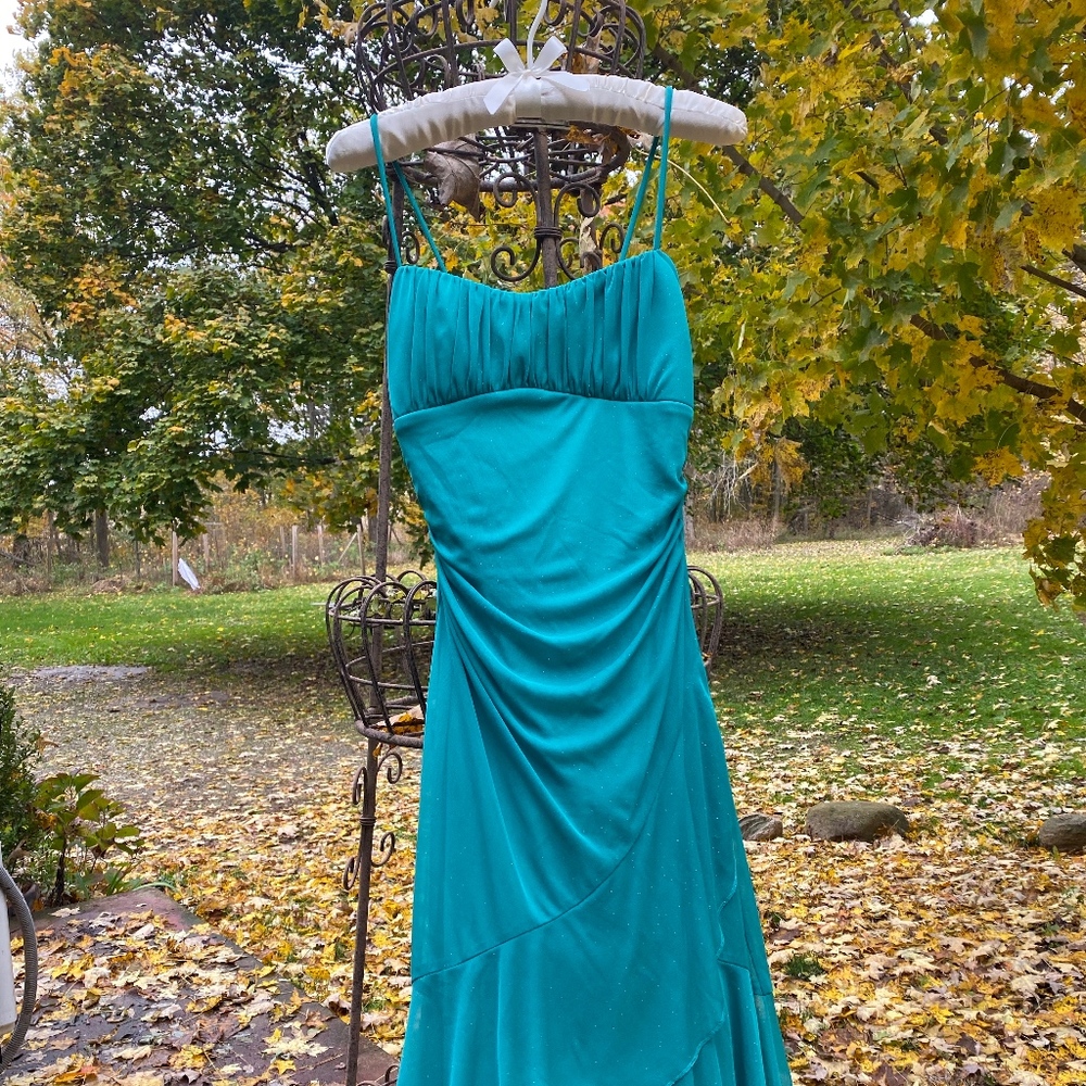 TURQUOISE PARTY DRESS